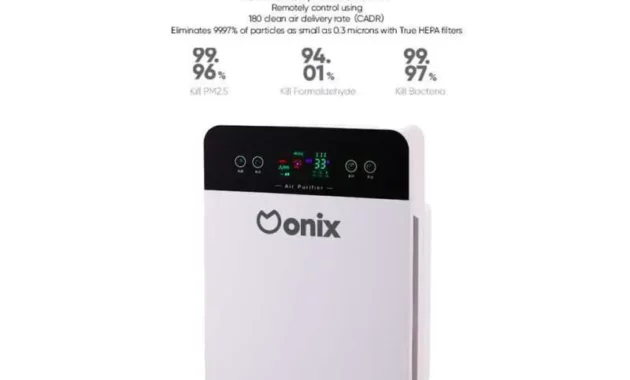 Onix Air Purifier Lite Touch Display